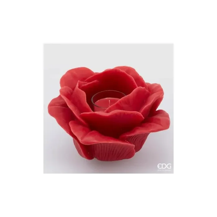 EDG Enzo De Gasperi Candela Rosa Giant H17,5 D25,5 Rossa