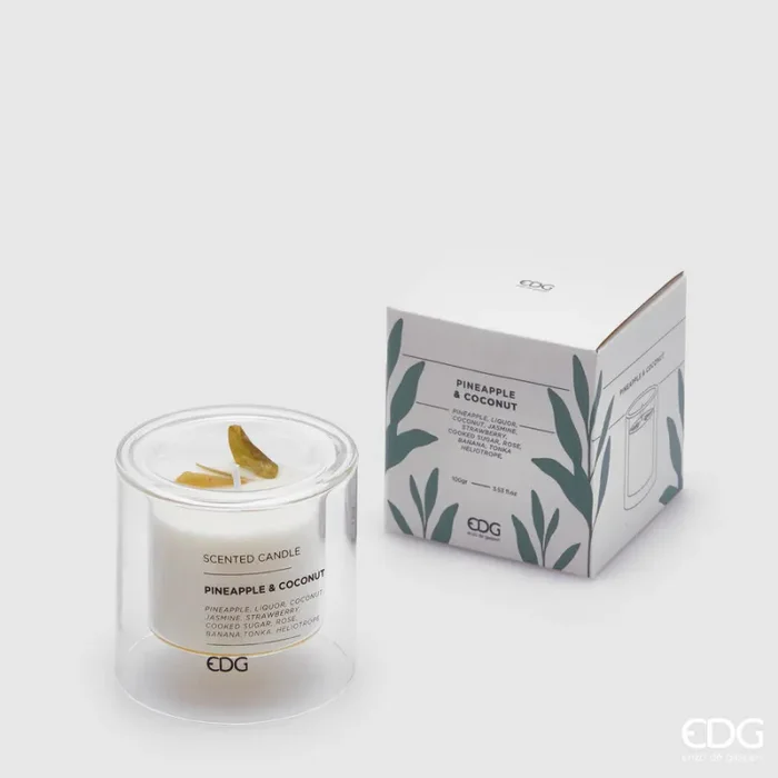 EDG Enzo De Gasperi Candela Silhouette Con Profumo H.7,5 D.8 C4 Pineapple