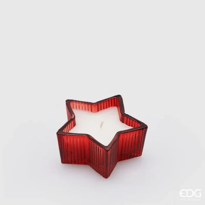 EDG Enzo De Gasperi Candela Stella H 4 Cm D 8,5 Cm Princes of the Night Scatola Regalo