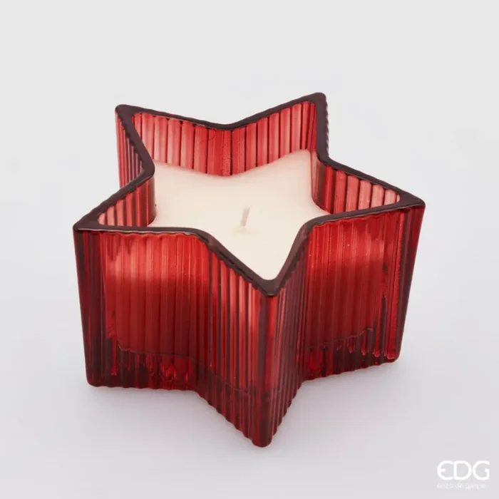 EDG Enzo De Gasperi Candela Stella H 8 Cm D 13,5 Cm Princes of the Night Scatola Regalo In saldo