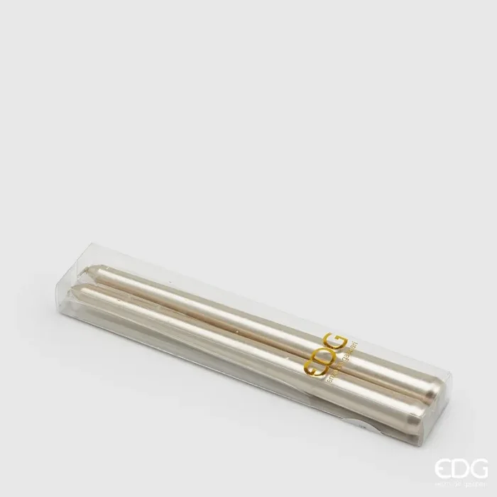 EDG Enzo De Gasperi Candela Stelo 250 x 22 Mm Cf 2 Pz 55 Gr Silver