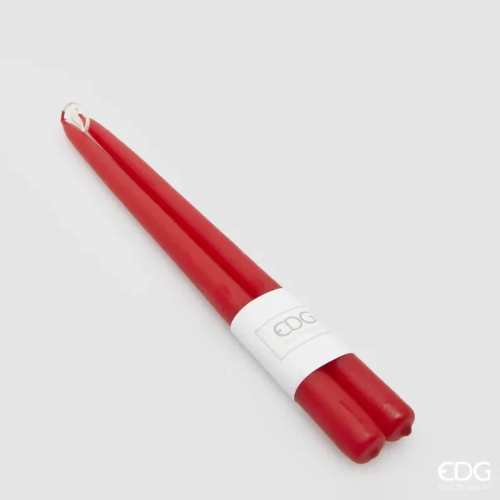 EDG Enzo De Gasperi Candela Stelo 300 x 22 Mm 2 Pz Red