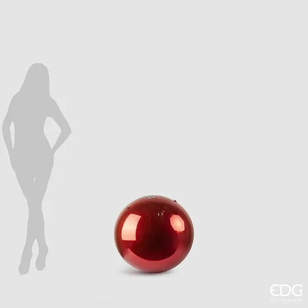 EDG Enzo De Gasperi Decoro Mirror Palla D 60 Cm Red