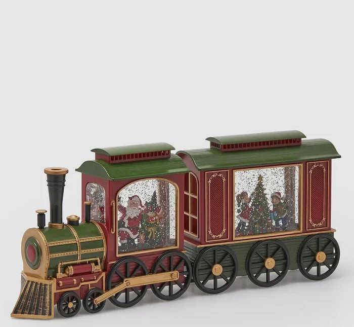EDG Enzo De Gasperi Decoro Natale Trenino H 21 Cm L 48 Cm L 8 Cm Musica Led Multicolor Sconti