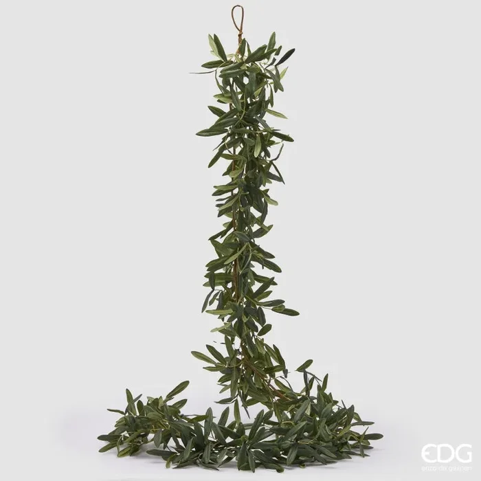 EDG Enzo De Gasperi Ghirlanda di Olivo L 185 Cm Green Verde Saldi