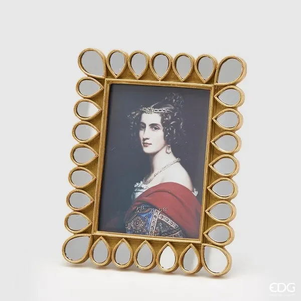 EDG Enzo De Gasperi Portafoto Goccia H24,5×19,5 C1 Gold