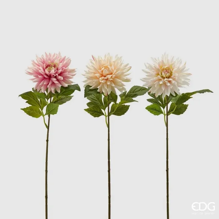 EDG Enzo De Gasperi Ramo Dalia Chic Artificiale H 67 Cm Ass. Pink Cream 1 Pz