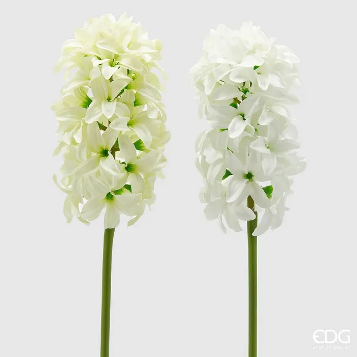 EDG Enzo De Gasperi Ramo Giacinto Artificiale Ass. H 45 Cm White Green 1 Pz