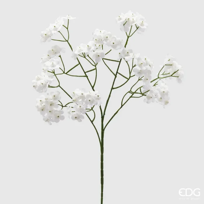EDG Enzo De Gasperi Ramo Sakura Fiori di Ciliegio Artificiali H 60 Cm White