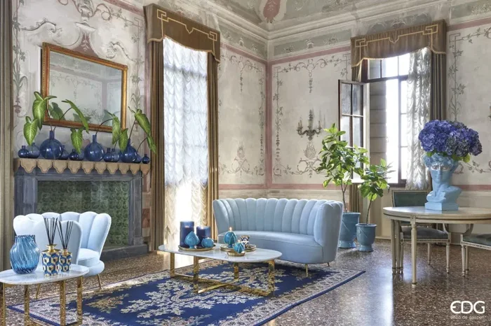 EDG Enzo De Gasperi Set 3 Pz Vaso Glaze Coppa H 58 Cm H 41 Cm H 30 Cm Coral Waterproof Saldi - immagine 3