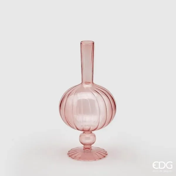 EDG Enzo De Gasperi Vaso Monofiore Ovoide H25 D12,5 C2 Pale Pink