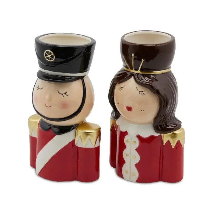 EDG Enzo De Gasperi Vaso Soldatino Lui o Lei H 23 Cm D 12 Cm Rosso 1 Pz