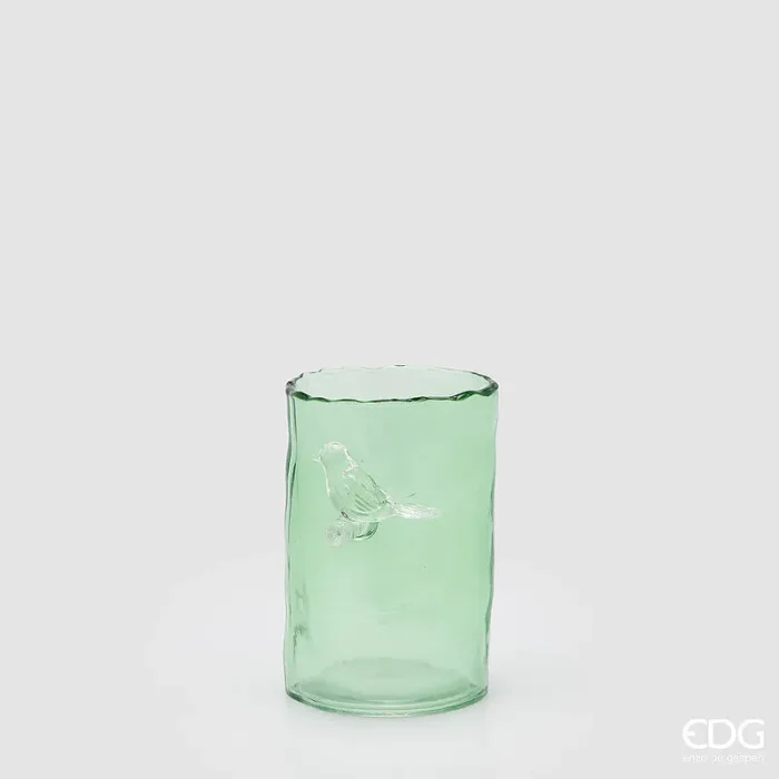 EDG Enzo De Gasperi Vaso Trespolo Cilindro H 15 Cm D 10 Cm Green Vendita online