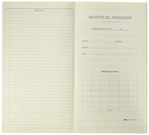 EDIPRO – E2090CL6 – Registro del professore a 6 classi f.to 31×17 - immagine 3