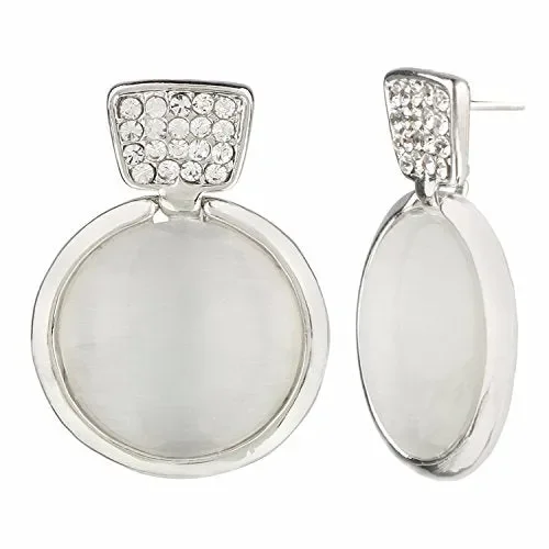 Efulgenz Fashion Jewellery Silver Plated Stylish Fancy Party Wear Hangings… - immagine 2