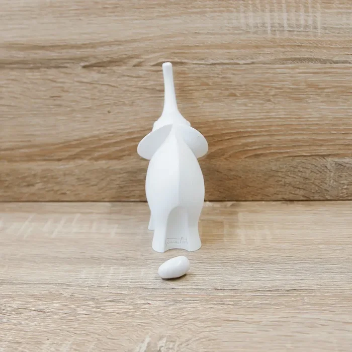 Elefante Bianco Medio Lully Argenti - immagine 2