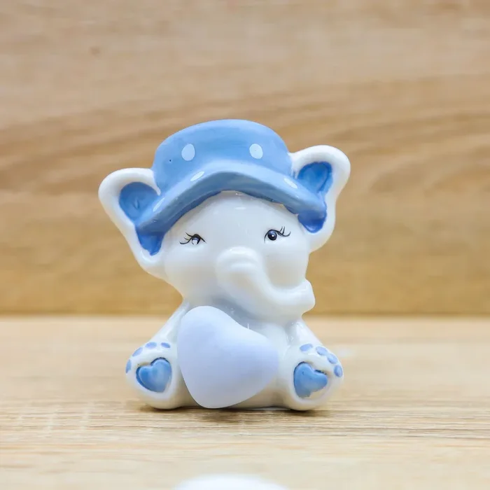 Elefantino Baby Medio Celeste Claraluna - immagine 2