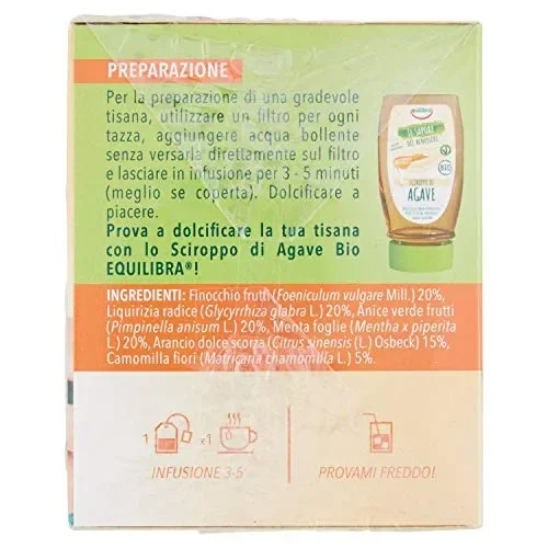 Equilibra Tisana Digestiva, 15 Bustine Fornitura - immagine 2