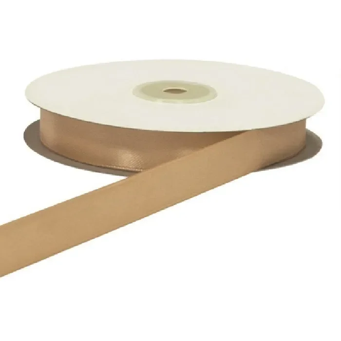 ETM Nastro Doppio Raso 40 Mm 50 Mt Nocciola Vendita calda