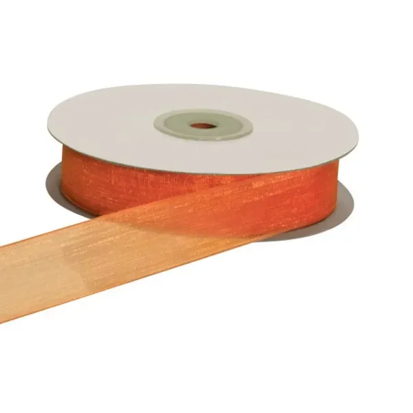 ETM Nastro Organza 20 Mm 50 Mt Arancione Vendita calda