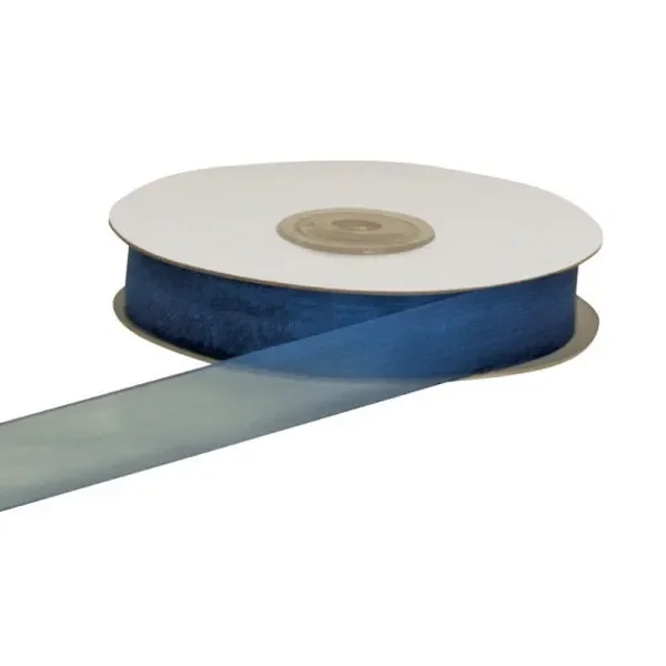 ETM Nastro Organza 20 Mm 50 Mt Blu Avion Moda