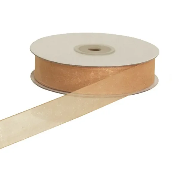 ETM Nastro Organza 40 Mm 50 Mt Nocciola