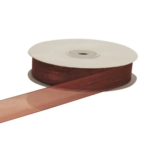 ETM Nastro Organza 6 Mm 50 Mt Borgogna Saldi
