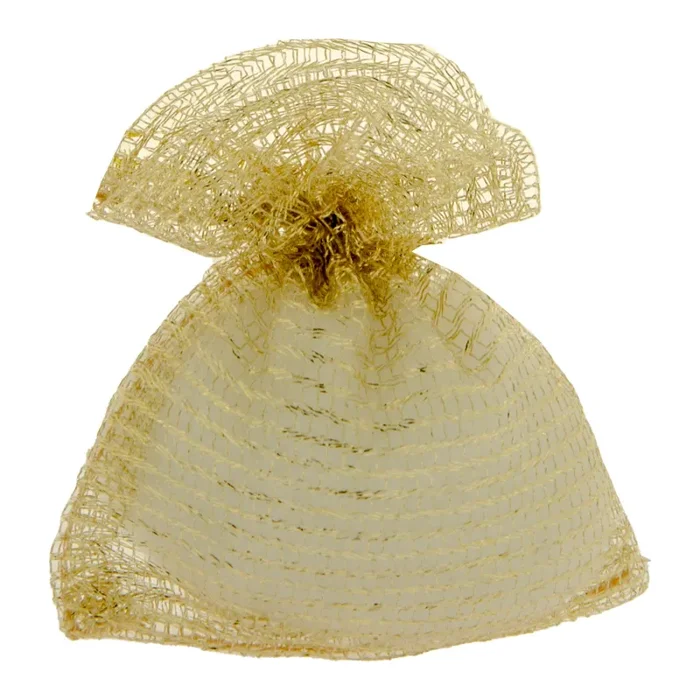 ETM Sacchetto Portaconfetti Scintilla Bag 8 x 10 Cm Oro 10 Pz