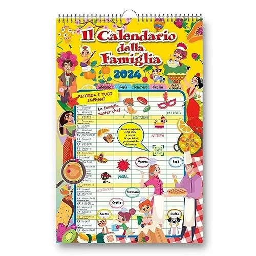 EURO PUBLISHING: Calendario Agenda della Famiglia 2024 29x44cm