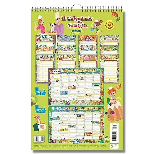EURO PUBLISHING: Calendario Agenda della Famiglia 2024 29x44cm - immagine 3