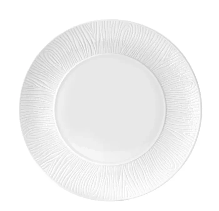 Fade Wood Piatto Frutta D 22,5 Cm Bianco