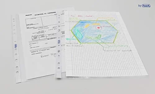 Favorit Buste Trasparenti A4, 200 Pezzi, Finitura Buccia d’Arancia, Formato Interno 22 x 30 cm - immagine 2