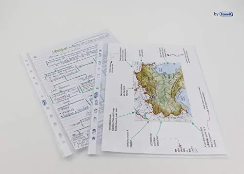 Favorit Buste Trasparenti A4, 200 Pezzi, Finitura Buccia d’Arancia, Formato Interno 22 x 30 cm - immagine 3