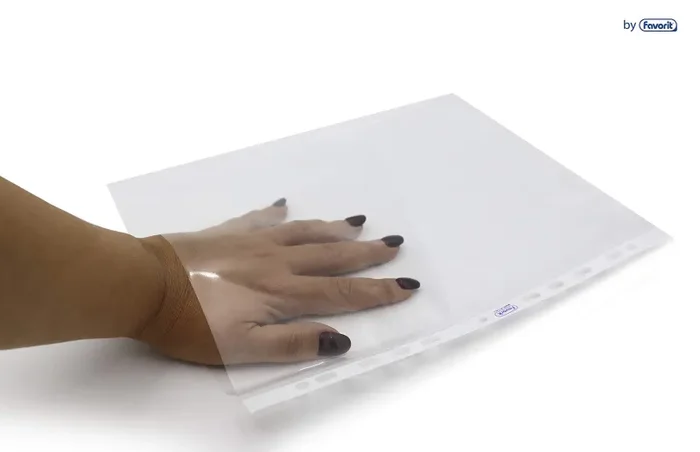 Favorit Buste Trasparenti A4, 50 Pezzi, Finitura Liscia, Formato Interno 22 x 30 cm - immagine 3