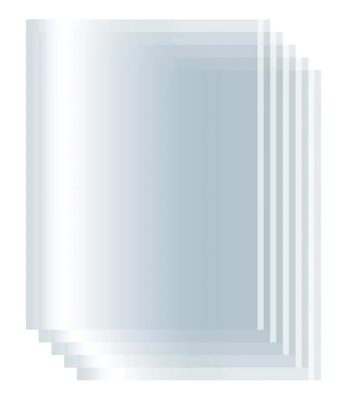 Favorit, Coprilibri Formato Maxi, 10 pezzi, 36 x 57, Trasparenti, Finitura Liscia - immagine 2