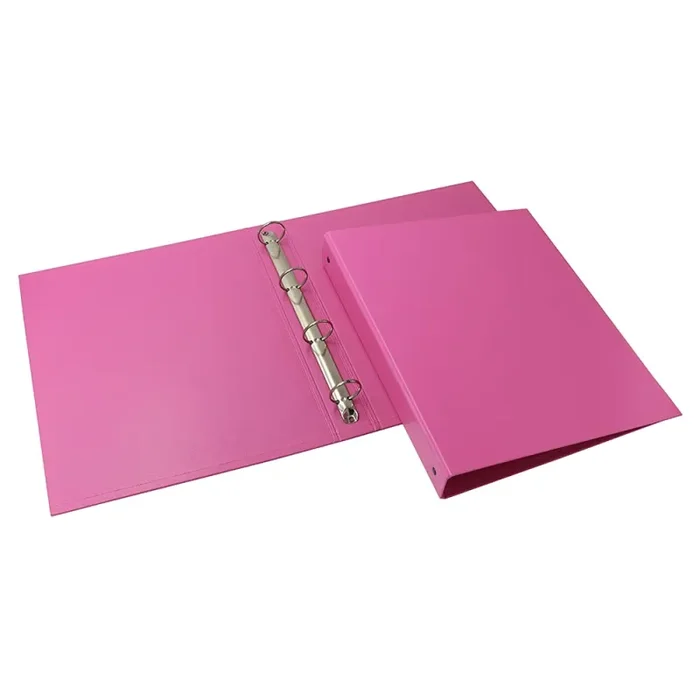 Favorit Raccoglitore a Quattro Anelli Tondi, Formato 22 x 30 Cm, Rosa - immagine 3