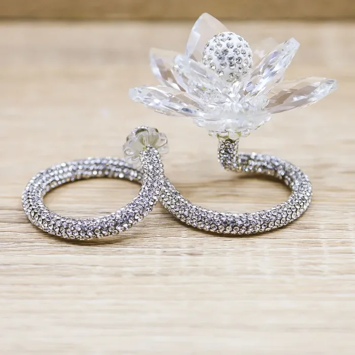 Fiore Cristallo con Stelo “Infinito” Debora Carlucci Moda - immagine 3