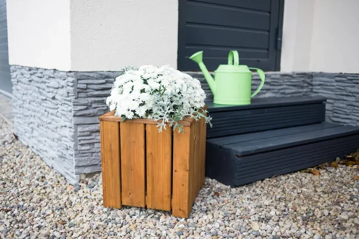 Fioriera da Giardino 35x35x37 cm in Legno Vendita online - immagine 2