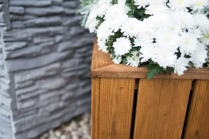 Fioriera da Giardino 35x35x37 cm in Legno Vendita online - immagine 3