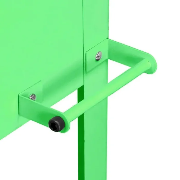 Fioriera Orto Rialzato da Giardino 97x56x90 cm in Metallo con Ruote Verde Saldi - immagine 2