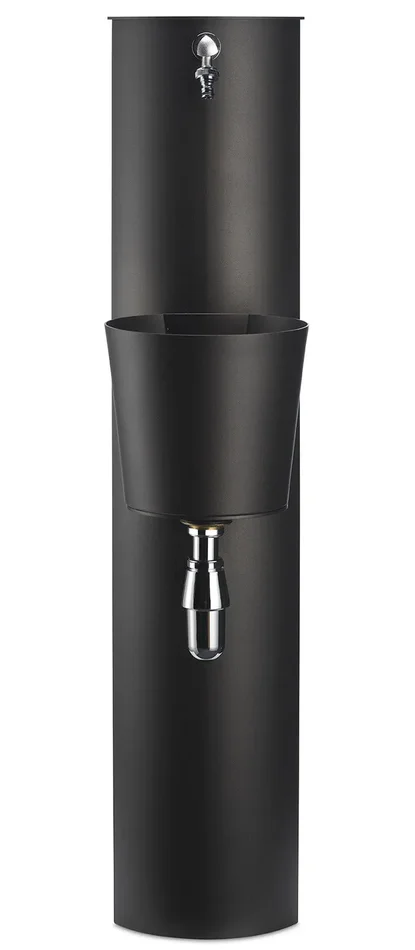 Fontana a Parete da Giardino con Rubinetto e Secchio Belfer 42/PRT Antracite - immagine 2