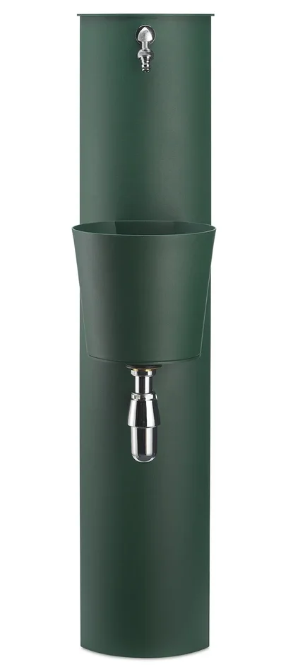 Fontana a Parete da Giardino con Rubinetto e Secchio Belfer 42/PRT Verde - immagine 2