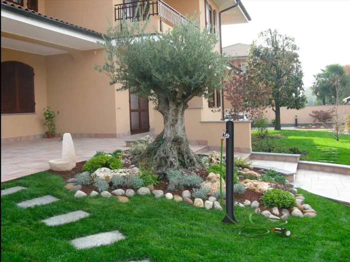 Fontana da Esterno con Rubinetto Arkema H2O Dove Grey - immagine 2