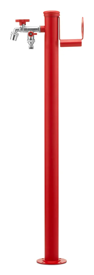 Fontana da Giardino con Doppio Rubinetto Belfer 42/SRR Rosso - immagine 2