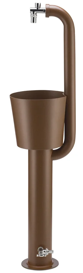 Fontana da Giardino con Doppio Rubinetto e Secchio Belfer 42/ARRC Cactus Ruggine - immagine 3