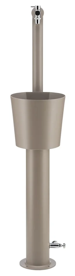 Fontana da Giardino con Doppio Rubinetto e Secchio Belfer 42/ARRC Cactus Tortora - immagine 2