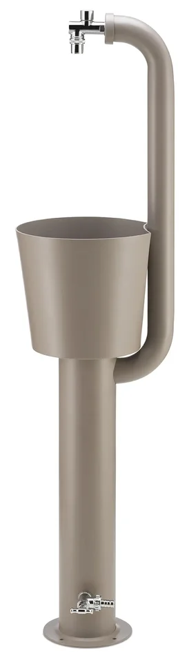 Fontana da Giardino con Doppio Rubinetto e Secchio Belfer 42/ARRC Cactus Tortora - immagine 3