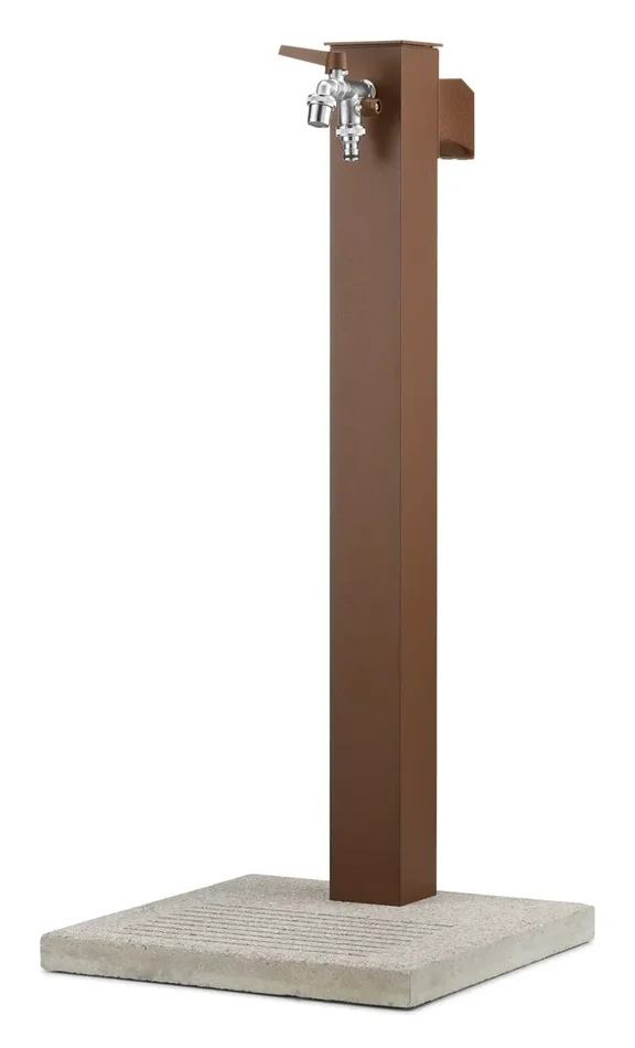 Fontana da Giardino con Rubinetto Base e Portagomma Belfer 42/QRRB Ruggine Vendita calda online