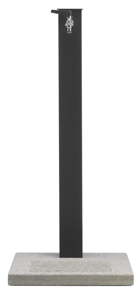 Fontana da Giardino con Rubinetto e Base in Cemento Belfer 42/QBM Antracite - immagine 2