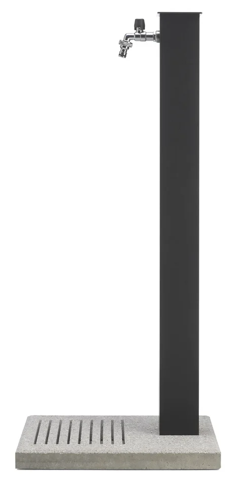 Fontana da Giardino con Rubinetto e Base in Cemento Belfer 42/QBM Antracite - immagine 3
